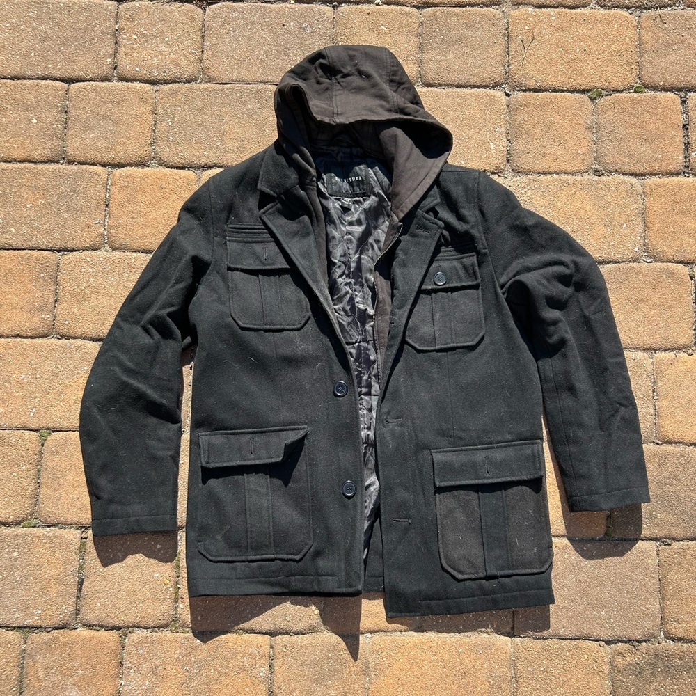 Structure Trench Coat